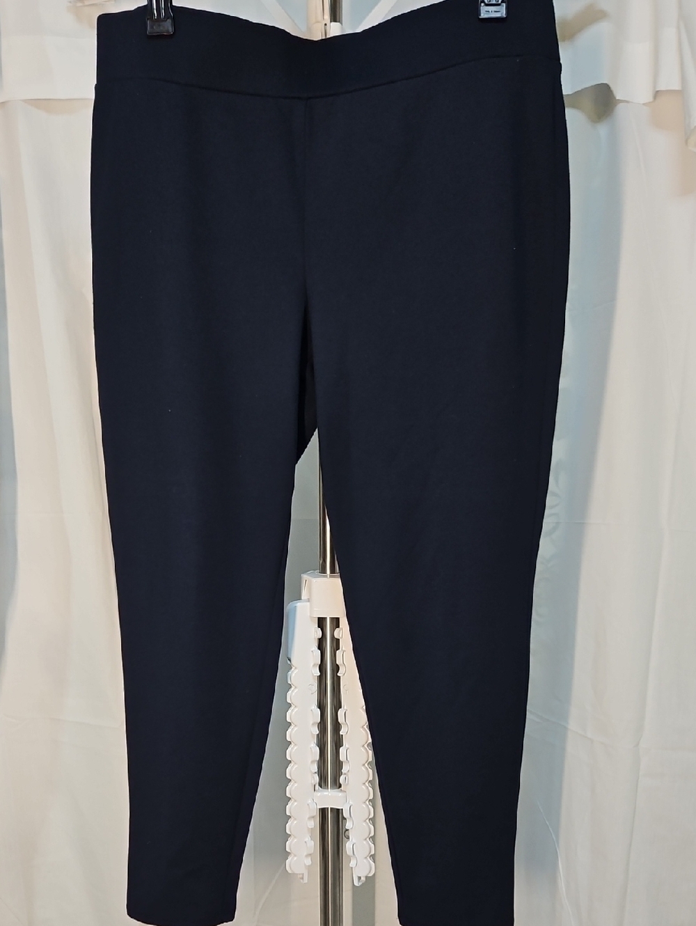 Ruby Rd. Navy Stretch Ponte Pants